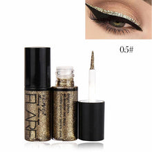 Load image into Gallery viewer, Professional New Shiny Eye Liners Cosmetics for Women Pigment Silver Rose Gold Color Liquid Glitter Eyeliner Cheap Makeup Beauty