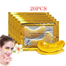 Load image into Gallery viewer, InniCare 20Pcs Crystal Collagen Gold Eye Mask Anti-Aging Dark Circles Acne Beauty Patches For Eye Skin Care Korean Cosmetics