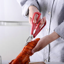 Load image into Gallery viewer, Stainless Steel Seafood Scissors Lobster Fish prawn peeler Shrimp Crab Seafood Scissors Shears Snip Shells Kitchen seafood Tools