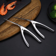 Load image into Gallery viewer, Stainless Steel Shrimp Peeler Prawn Shrimp Fishing Knife Lobster Shell Remover Peel Device Kitchen Seafood Tools#50