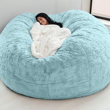 Load image into Gallery viewer, 7FT 183cm Fur Giant Removable Washable Bean Bag Bed Cover Comfortable Living Room Furniture Lazy Sofa Coat
