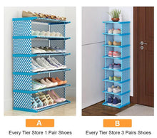 Load image into Gallery viewer, Simple Dustproof Shoe Rack Corner Vertical Space-saving Hallway Entryway Shoe Organizer Closet Furniture Modular Shoe Cabinet
